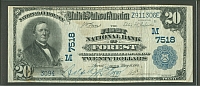 Forest, OH, Charter #7518, 1902PB $20, Fr.650